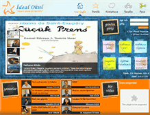 Tablet Screenshot of idealokul.com